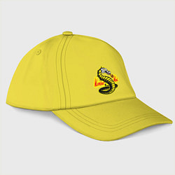 Бейсболка Mortal Kai, цвет: желтый