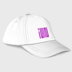 Бейсболка Logo I-dle, цвет: белый