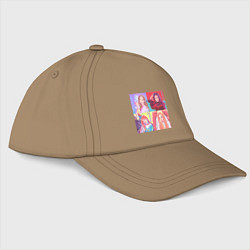 Бейсболка Colorful Black Pink, цвет: миндальный