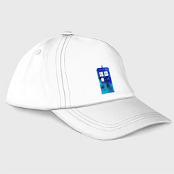 Бейсболка Space tardis, цвет: белый
