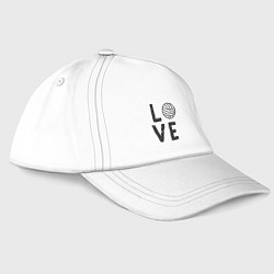 Бейсболка Lover volleyball, цвет: белый