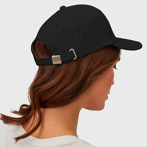 Бейсболка Еда сон верховая езда / Черный – фото 5