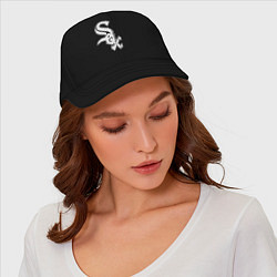 Бейсболка Chicago white sox - baseball, цвет: черный — фото 2