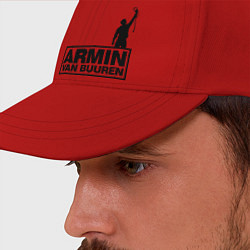 Бейсболка Armin van buuren, цвет: красный — фото 2