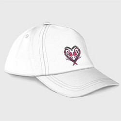 Бейсболка Пиксельное сердце