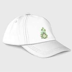 Бейсболка Green Totoro, цвет: белый