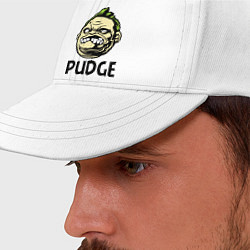 Бейсболка Pudge Face, цвет: белый — фото 2
