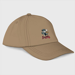 Бейсболка Wolf cub - batter Atlanta braves, цвет: миндальный
