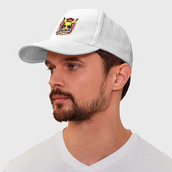 Бейсболка Счастливый пикачу в наушниках и очках: диджей-музы, цвет: белый — фото 2