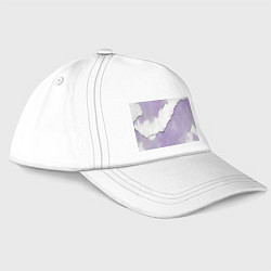 Бейсболка Штукатурка и лавандовая краска, цвет: белый