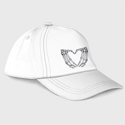Бейсболка Сердечко из костей