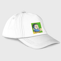 Бейсболка Volfovich ART, цвет: белый