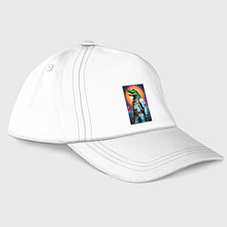 Бейсболка Крокодил бравый космонавт - нейроарт