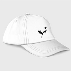 Бейсболка Три буквы: чёрные