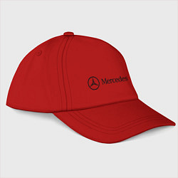 Бейсболка Mercedes Logo, цвет: красный