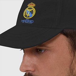 Бейсболка Real Madrid, цвет: черный — фото 2