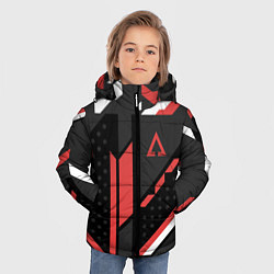 Куртка зимняя для мальчика CS:GO Cyrex Pattern, цвет: 3D-черный — фото 2