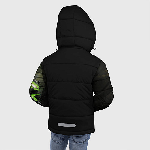 Зимняя куртка для мальчика Kawasaky / 3D-Черный – фото 4