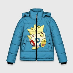 Куртка зимняя для мальчика Тогепи, цвет: 3D-черный