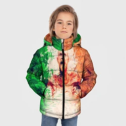 Куртка зимняя для мальчика Conor McGregor: Ireland, цвет: 3D-черный — фото 2