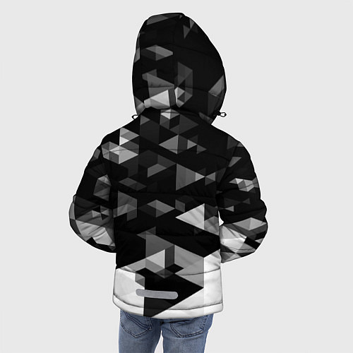 Зимняя куртка для мальчика Trianse / 3D-Черный – фото 4
