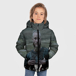 Куртка зимняя для мальчика Vikings: Ragnarr Lodbrok, цвет: 3D-черный — фото 2