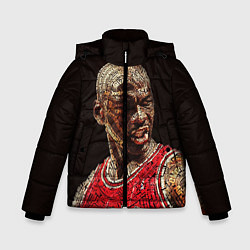 Куртка зимняя для мальчика Michael Jordan, цвет: 3D-светло-серый