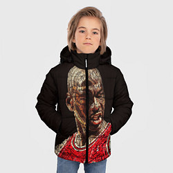 Куртка зимняя для мальчика Michael Jordan, цвет: 3D-светло-серый — фото 2