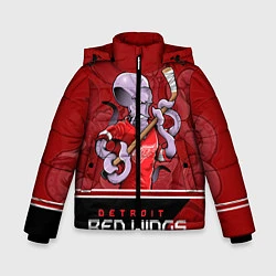 Куртка зимняя для мальчика Detroit Red Wings, цвет: 3D-красный