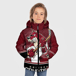 Куртка зимняя для мальчика Arizona Coyotes, цвет: 3D-светло-серый — фото 2