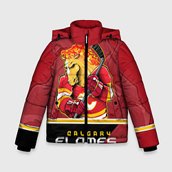 Куртка зимняя для мальчика Calgary Flames, цвет: 3D-светло-серый