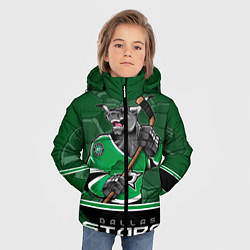 Куртка зимняя для мальчика Dallas Stars, цвет: 3D-черный — фото 2