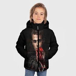 Куртка зимняя для мальчика Stefan Salvatore V3, цвет: 3D-черный — фото 2