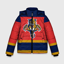 Куртка зимняя для мальчика Florida Panthers, цвет: 3D-черный