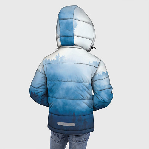 Зимняя куртка для мальчика Компас приключений / 3D-Черный – фото 4