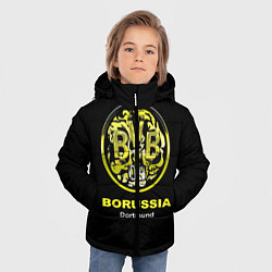 Куртка зимняя для мальчика Borussia Dortmund, цвет: 3D-светло-серый — фото 2