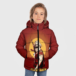 Куртка зимняя для мальчика Маркс: Ill Be Back, цвет: 3D-красный — фото 2