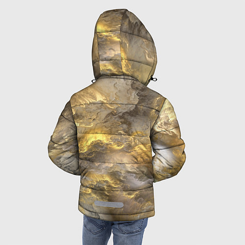Зимняя куртка для мальчика Грандж / 3D-Черный – фото 4
