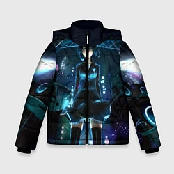 Куртка зимняя для мальчика Hatsune Miku, цвет: 3D-черный