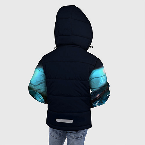 Зимняя куртка для мальчика Hatsune Miku / 3D-Черный – фото 4