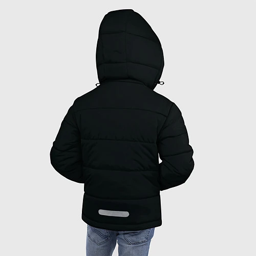 Зимняя куртка для мальчика Полиция Российской Федерации / 3D-Черный – фото 4