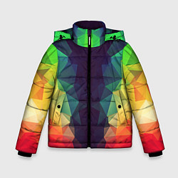 Куртка зимняя для мальчика Grazy Poly VPPDGryphon, цвет: 3D-черный