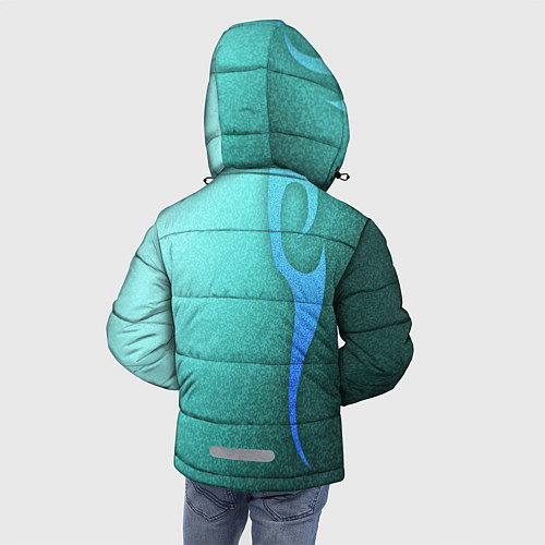 Зимняя куртка для мальчика Cs:go - Bunsen burner, style glock-18 Горелка Бунз / 3D-Черный – фото 4
