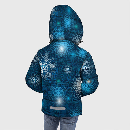 Зимняя куртка для мальчика Праздничная пара / 3D-Черный – фото 4