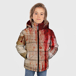 Куртка зимняя для мальчика Бинты 1, цвет: 3D-красный — фото 2