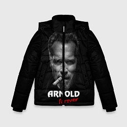 Куртка зимняя для мальчика Arnold forever, цвет: 3D-красный