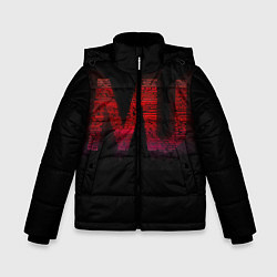 Куртка зимняя для мальчика Manchester United team, цвет: 3D-черный