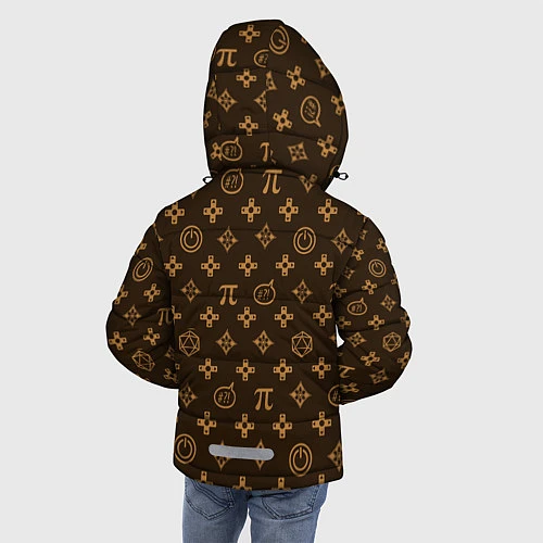Зимняя куртка для мальчика Geek / 3D-Черный – фото 4
