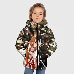 Куртка зимняя для мальчика Мастера меча, цвет: 3D-красный — фото 2