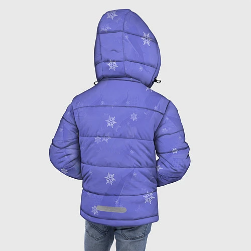 Зимняя куртка для мальчика Тоторо и снег / 3D-Светло-серый – фото 4